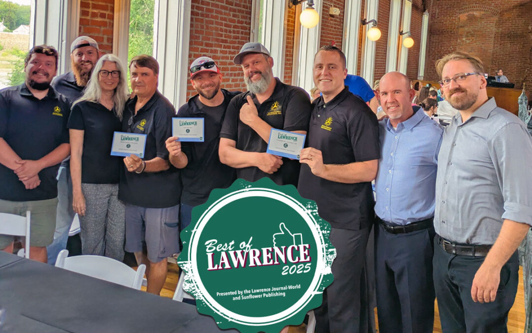 Good Energy Solutions Wins Best of Lawrence: Best Electrician & Best Green Energy Provider